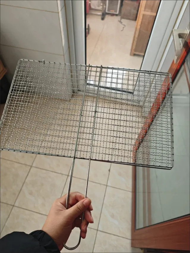 Red para barbacoa de metal