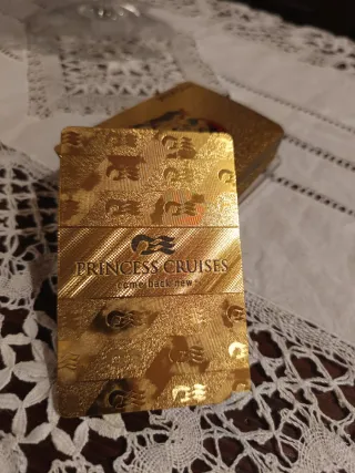 Carte da gioco in oro 999,9 Princess Cruises
