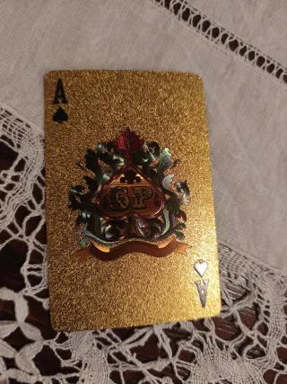 Carte da gioco in oro 999,9 Princess Cruises