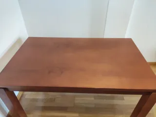 Mesa de comedor Extensible de madera maciza marrón
