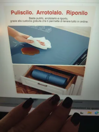 Scaldavivande elettrico arrotolabile