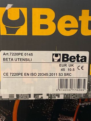 Scarpe Sicurezza Beta 7220 S3 Uomo/Donna