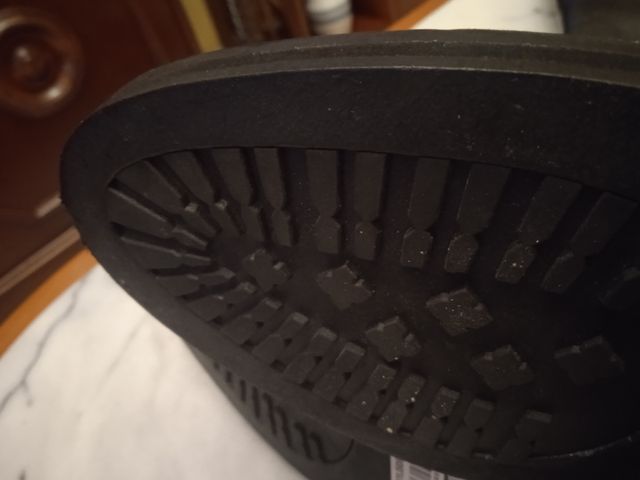 Botas altas de piel negras T37