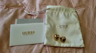 Pendientes Guess Corazón Dorados