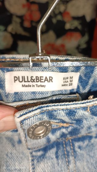 Falda vaquera larga Pull&Bear Talla M