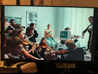 Monitor AOC Negro y Rojo