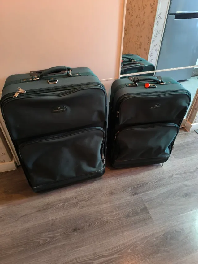 2 Maletas de Viaje Samsonite Verdes
