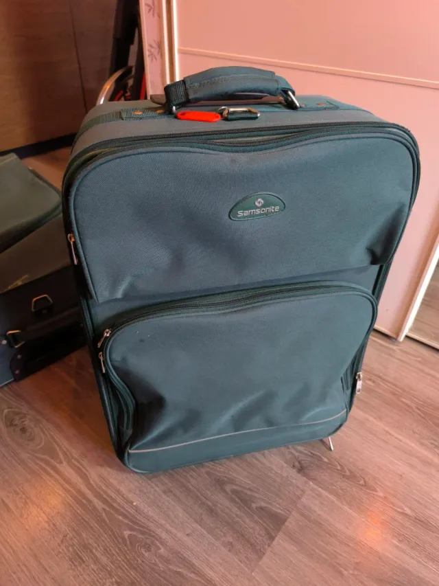 2 Maletas de Viaje Samsonite Verdes