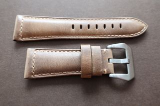 Cinturino in pelle crema 26mm 26/22mm per Panerai