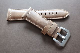 Cinturino in pelle crema 26mm 26/22mm per Panerai