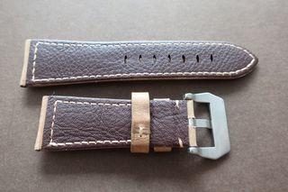 Cinturino in pelle crema 26mm 26/22mm per Panerai