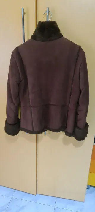 Giubbotto montone marrone