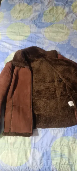 Giubbotto montone marrone