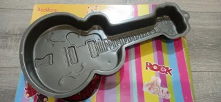 Molde Bizcocho Guitarra Rockstar Kids