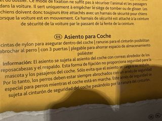 Transportín de Coche para perro plegable