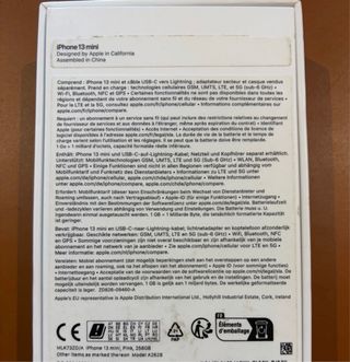 iPhone 13 mini 256GB Rosa, batteria 82%