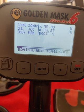 Metal Detector Golden Mask 6 PRO Wireless 13" coil