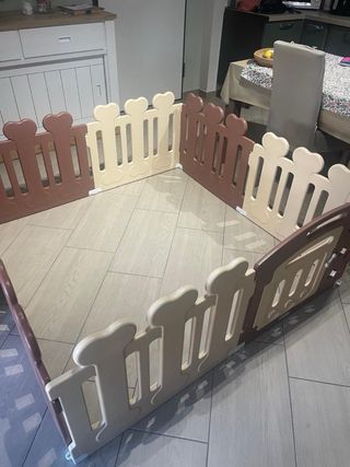 Recinto per animali 8 pezzi con porta