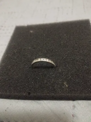 Collar cruz plata y anillo