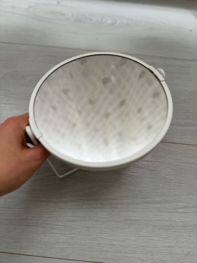 Espejo de sobremesa blanco