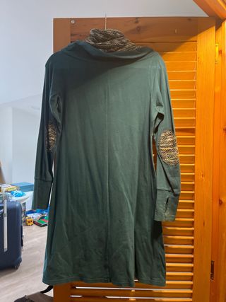 Vestido lactancia verde