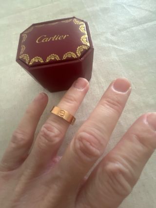 Anillo Cartier Oro Rosa