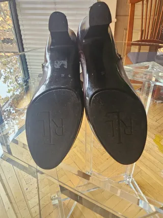 Botines piel Ralph Lauren marrones talla 38