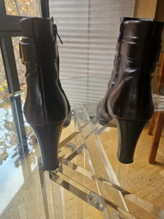 Botines piel Ralph Lauren marrones talla 38