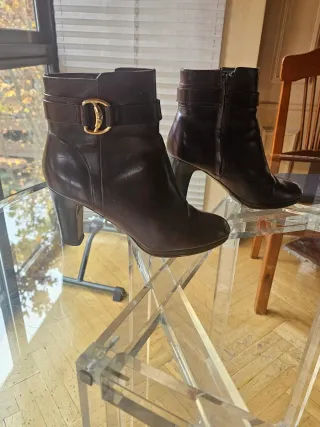 Botines piel Ralph Lauren marrones talla 38