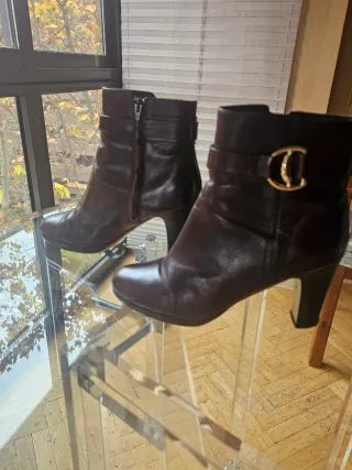 Botines piel Ralph Lauren marrones talla 38