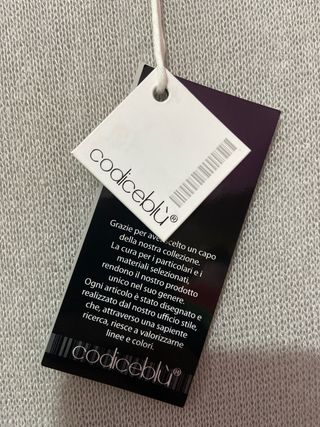 Abito Codiceblu’ maglia incorporata Made in Italy