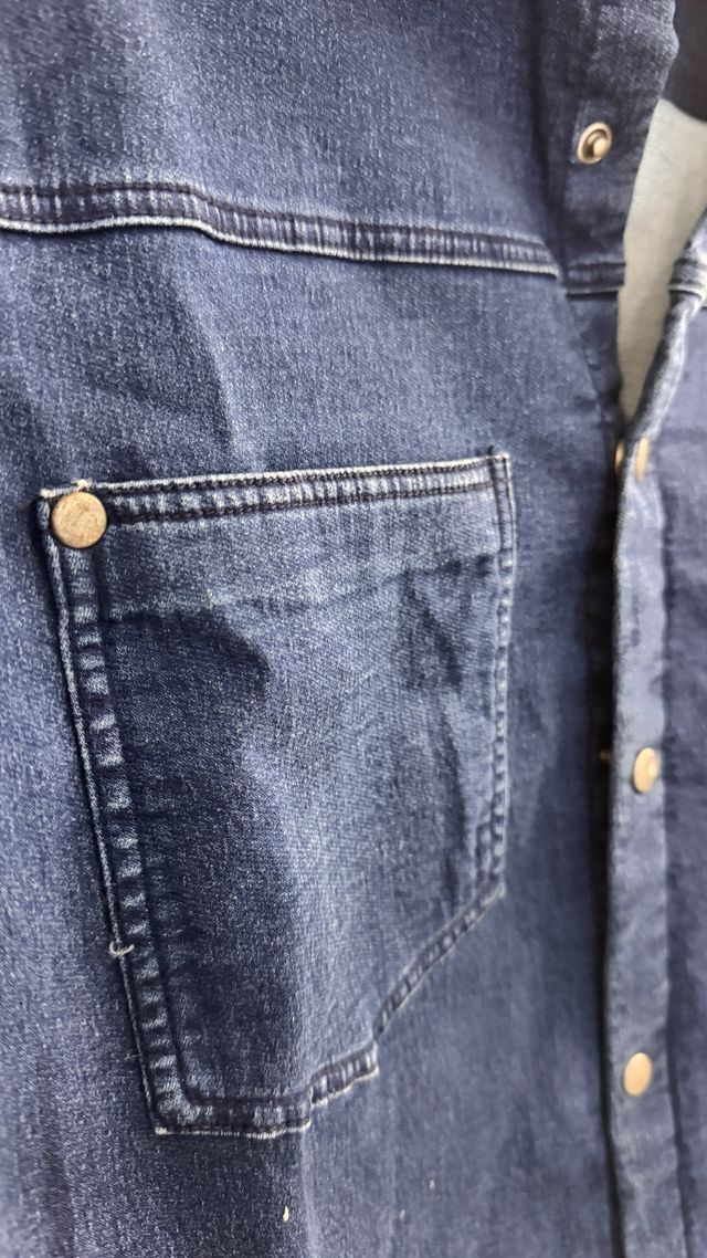 Camisa vaquera Zara manga larga