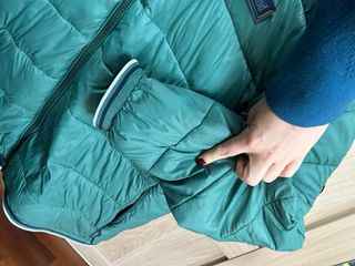 Giubbotto Timberland verde imbottito