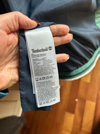Giubbotto Timberland verde imbottito