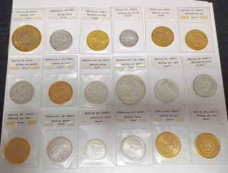 Replicas de la FNMT de monedas Españolas.