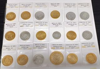 Replicas de la FNMT de monedas Españolas.