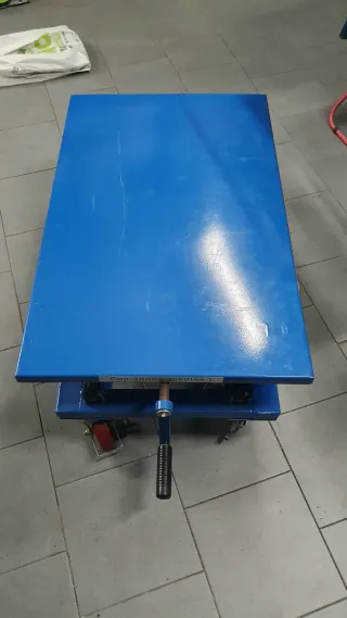 Mesa elevadora taller manual hasta 300kg