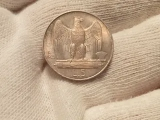 5 Lire d'argento 1929**