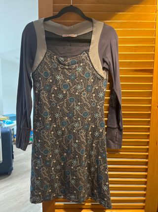 Vestido Lactancia Estampado Talla M