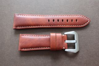 Cinturino in pelle Cognac 26mm 26/22mm per Panerai