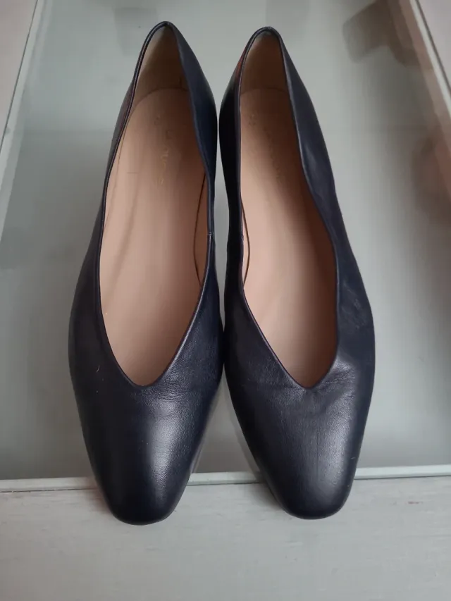 Zapatos de señora azul