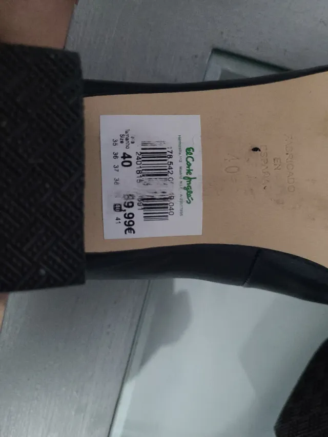 Zapatos de señora azul