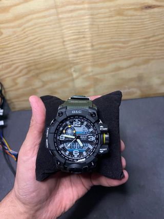 Reloj G&C Militar Negro y Verde