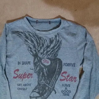 Maglietta maniche lunghe bambino 11-12 anni