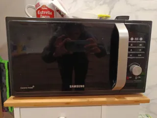 Microondas Samsung Negro Ceramic Inside