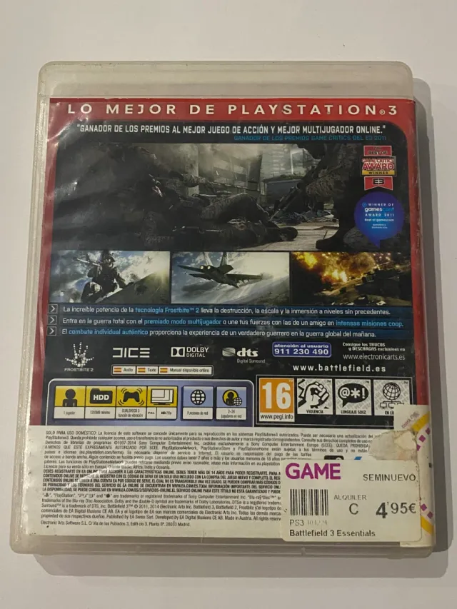 Battlefield 3 Essentials para PS3