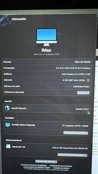 iMac 27 Plata