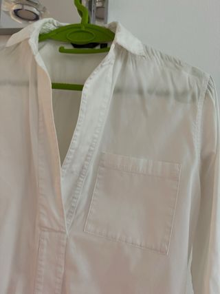 Camisa blanca manga larga