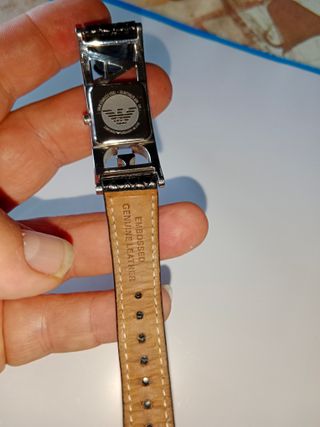 Reloj Emporio Armani Negro y Plateado