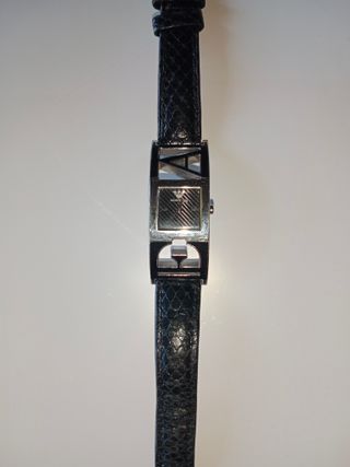 Reloj Emporio Armani Negro y Plateado
